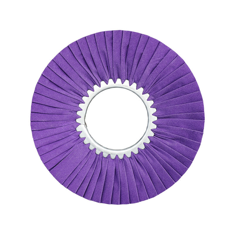 Purple Hardened Folding Cloth Wheel Para sa Metal Polishing