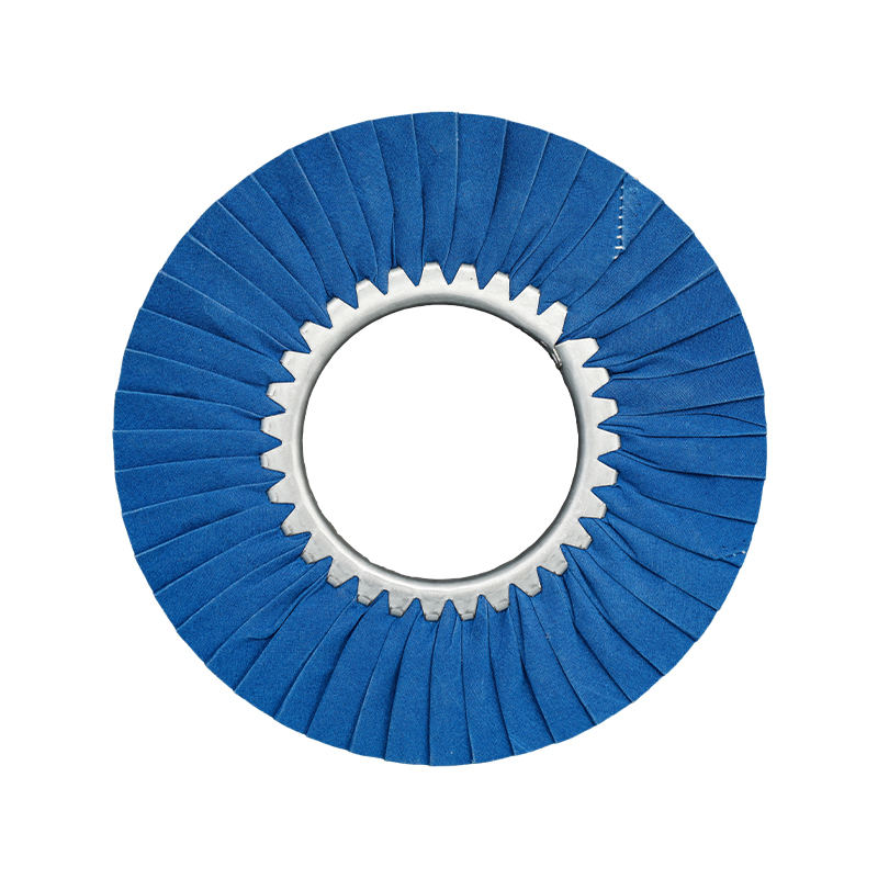 Blue Hardened Folding Cloth Wheel Para sa Stainless Steel
